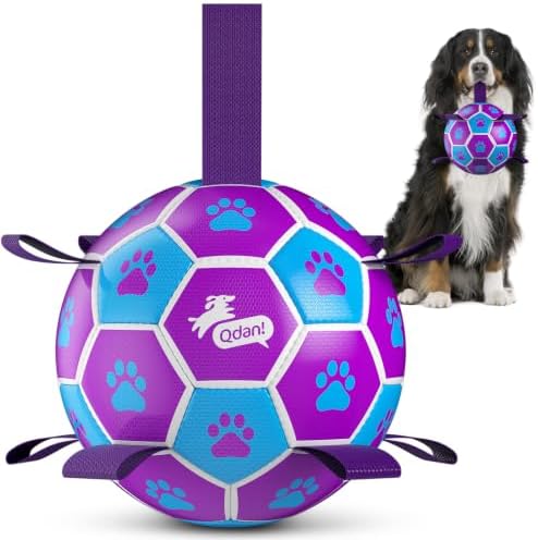 QDAN Big Dog Toys, Large Herding Ball for Dogs Large, Outoor Soccer by QDAN