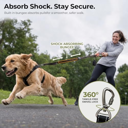 Crossbody & Waist Hands Free Dog Leash for Running Walking - Image 5