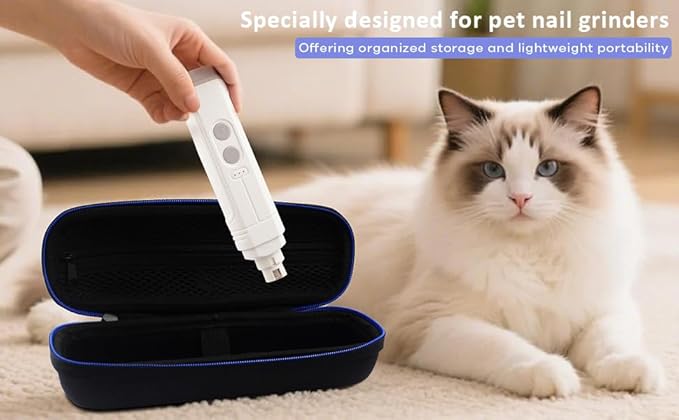 GUBEE Hard Travel Case Compatible with Casfuy Dog Nail Claw Grinder, Protective Storage Bag for Wireless Paw Trimmer