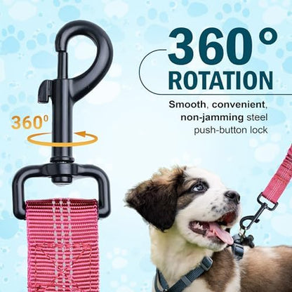 Hands Free Dog Leash with Waist Belt and Bungee for Walking - Image 4