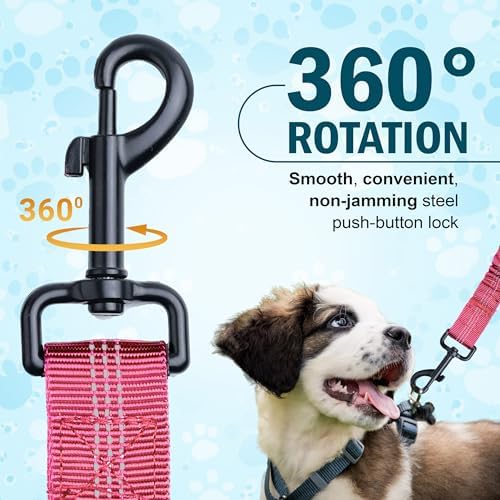 Hands Free Dog Leash for 2 Dogs, Waist Leash with Dual Bungee - Image 4