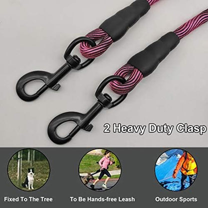 BTINESFUL 8/12/20/30/50/75ft Dog Tie-Out Long Tether Rope Dog Lead for Yard - Image 2