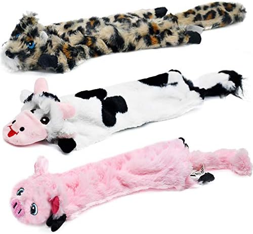 SHARLOVY Dog Squeaky Toys No Stuffing, 3 Pack Crinkle Dog Toys for Small by SHARLOVY