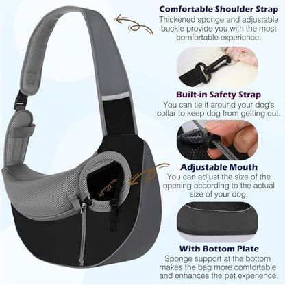 Pawaboo Pet Sling Carrier for Small Dogs Cats - Image 5