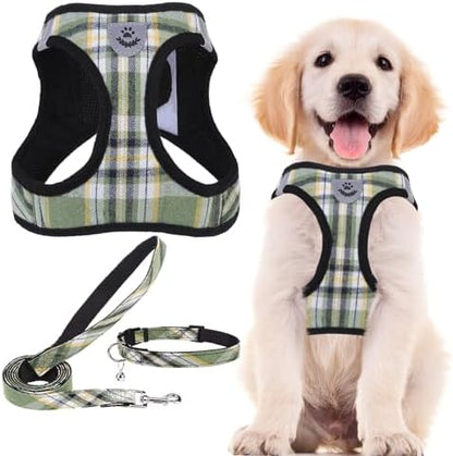 PUPTECK Dog Harness, Collar and Leash Set No Pull for Small Medium Sized by PUPTECK
