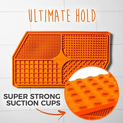 Mighty Paw Interactive Dog Lick Pad | Anxiety Relief, Dishwasher Safe, 4 Textures. Great for Dental Health. Dog Enrichment Toys for Medium Dogs, Lick Mat for Dogs Large Breed - Image 6