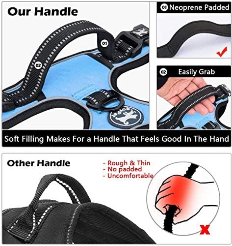 PoyPet No Pull Dog Harness Large with Front Clip & Neck Release Buckle - Image 5