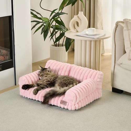Hollypet Small Dog Large Cat Bed Puppy Couch Beds for Pets up to 25 lbs - Image 7