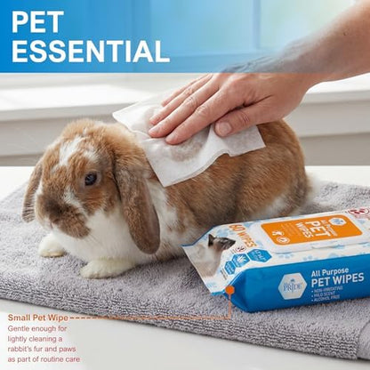 MED PRIDE Hypoallergenic Cat Wipes with Aloe Vera,Alcohol-Free,60 Count - Image 5