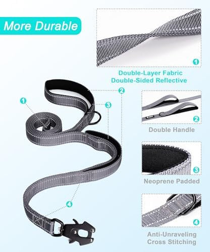 GEIT 2 Padded Handles Heavy Duty Dog Leash for Small Medium and Large Dogs - Image 5