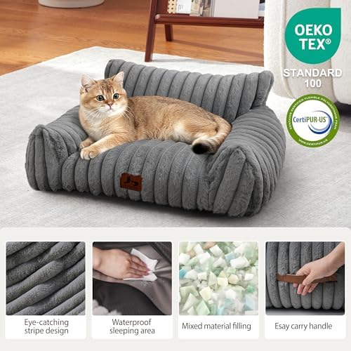 Cat Couch for Pets, Cute Cat Bed for Indoor Cats - Image 3
