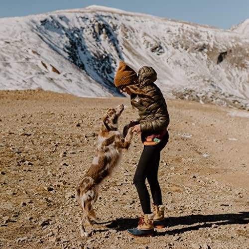 Wilderdog Utility Fanny Pack stores Treats, Balls, Keys in 3 Pockets with adjustable strap and Poop Bag dispenser (Huckleberry) - Image 5