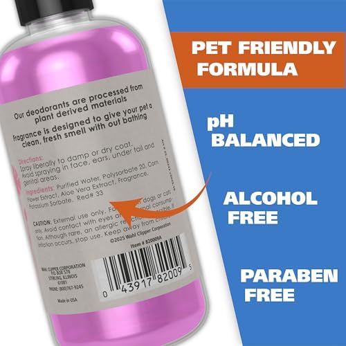 Wahl USA Puppy Pet Deodorant Spray, Deodorizes Odors, Cornflower Aloe, 8 oz - Image 3