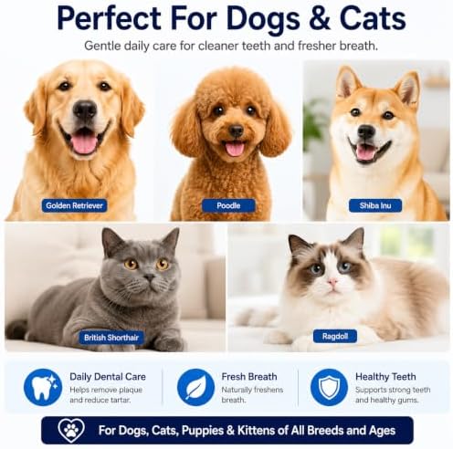 Pet Cleaning Finger Wipes for Dogs and Cats Non-Slip Design 50 Counts - Image 6