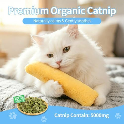 Cat Toys Pillows 3 Pack, Interactive Kicker Toy for Indoor Cat and Kitten - Image 4