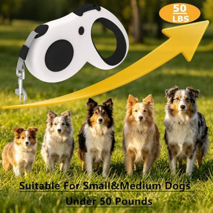 Retractable Dog Leash 16Ft/5M for Small Medium Dog 50lbs (Black) - Image 6
