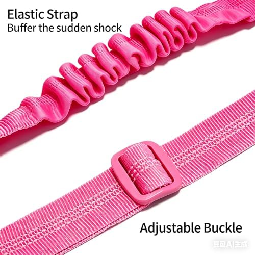 Dog Seat Belts for Cars, Adjustable Elastic Bungee Pet Seat Belt - Image 4