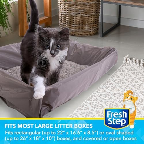 Fresh Step Drawstring Cat Litter Liners, Unscented, 3 ft x 19 in, 7Ct, 3-Pk - Image 3