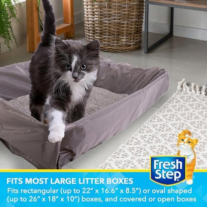 Fresh Step Drawstring Cat Litter Liners, Unscented, 3 ft x 19 in, 7Ct, 3-Pk - Image 3