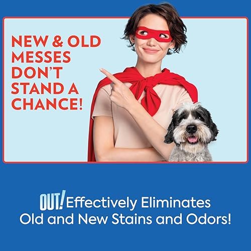 OUT! PetCare Pet Odor & Stain Remover Spray, Carpet & Floor Cleaner, Deodorizer for Dogs & Cats, Made in USA, 32 fl oz (6 Pack) - Image 5
