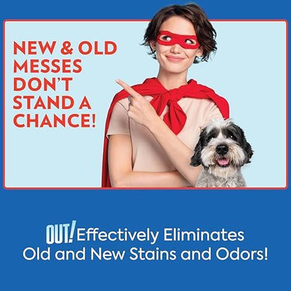OUT! PetCare Pet Odor & Stain Remover Spray, Carpet & Floor Cleaner, Deodorizer for Dogs & Cats, Made in USA, 32 fl oz (6 Pack) - Image 5
