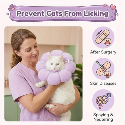 Cat Cone Collar, Adjustable Cat Recovery Collar - Image 7