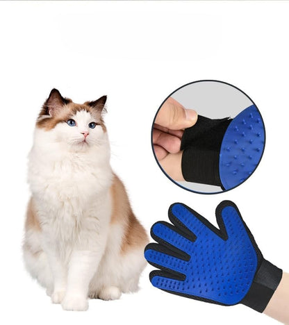 Cat & Dog Grooming Gloves for Shedding - Efficient Deshedding Pet Grooming Gloves-Upgrade Efficient Pet Hair Remover Gloves(1 Pair) (Blue) - Image 3