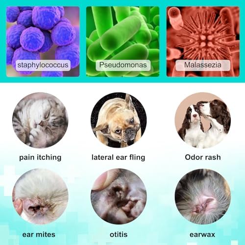 Specifically Formulated Ear Mites Treatment for Dogs and Cats, Dog Ear Infection Treatment Puppy & Kitten, Aloe Ear Mite Treatment for Dog Yeast Infection, 100% Natural Safe Ears Drops for Pets - Image 7