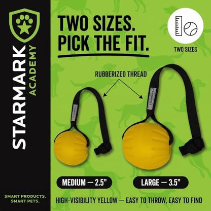 Starmark GripCord DuraFoam Ball on Loop Large Dogs 3.5-in - Image 5