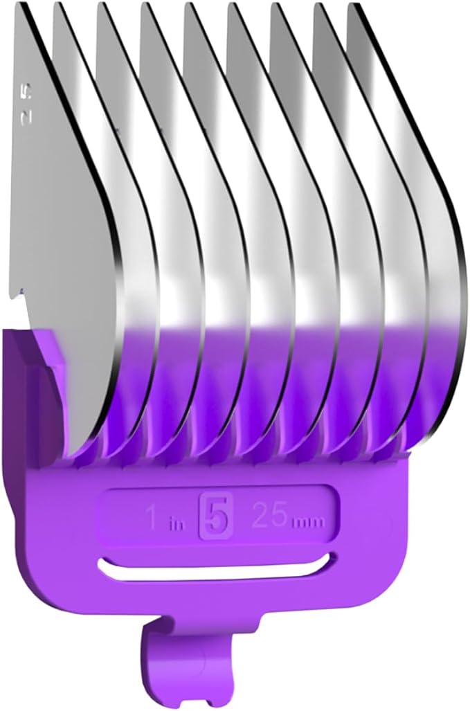 oneisall 25 mm Purple Metal Combs for Dog Clippers