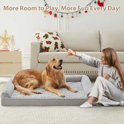 BFPETHOME Orthopedic Washable Large Dog Bed for Senior Dog Comfy Sleep - Image 5