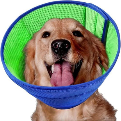 Soft Dog Cone Recovery Collars & Cones After Surgery for XXLarge Dogs by LHNTGR