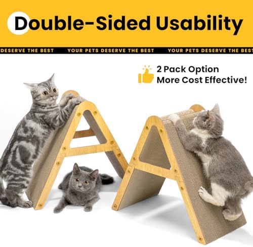Conlun Vertical Cat Scratcher | 2 Pack Scratching Pads | Small - Image 3
