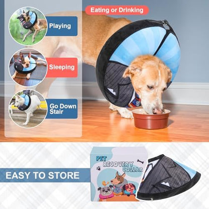BEAUTYZOO Dog Cone Collar Alternative After Surgery,Pet Neck Donut E‑Collar - Image 6