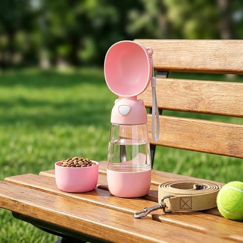 Portable Dog Water Bottle with Food Container and Filter for Outdoor - Image 7