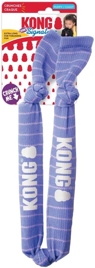 KONG Signature Crunch Double Rope Puppy Toy, M/L