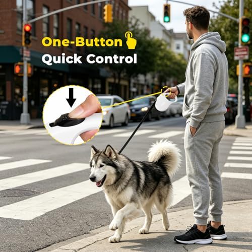 Retractable Dog Leash 16ft for Small & Medium Dogs Up to 55 lbs - Image 5