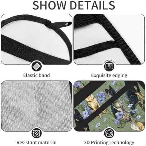 German Shepherd Dog Floral Pet Green Pet Hair Removal Glove For Cats Dogs - Image 5