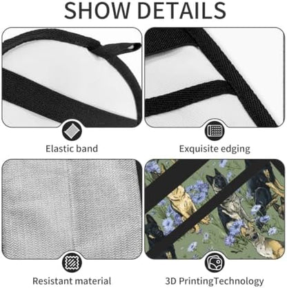 German Shepherd Dog Floral Pet Green Pet Hair Removal Glove For Cats Dogs - Image 5