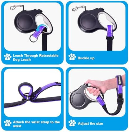PetBonus Short Dog Leash, Safety Wrist Strap for Dog Retractable Leash - Image 5