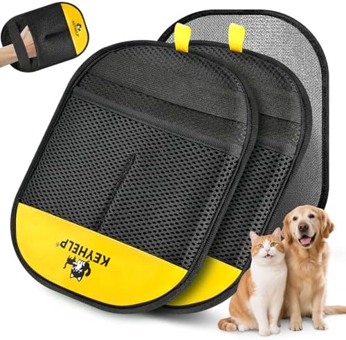 2Pcs Pet Hair Removal Glove for Dogs & Cats, Electrostatic Pet Hair Glove by MainProducts