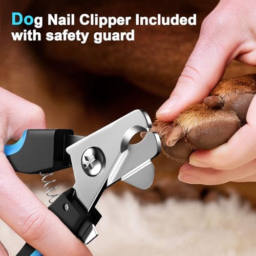Dog Nail Grinder, Dog Nail Trimmers, and Clippers Kit with 2 LED Lights. Super Quiet Electric Pet Nail Grinder, Rechargeable, for Small, Medium, and Large Dogs & Cats, 2 Diamond Grinding Wheels. - Image 2