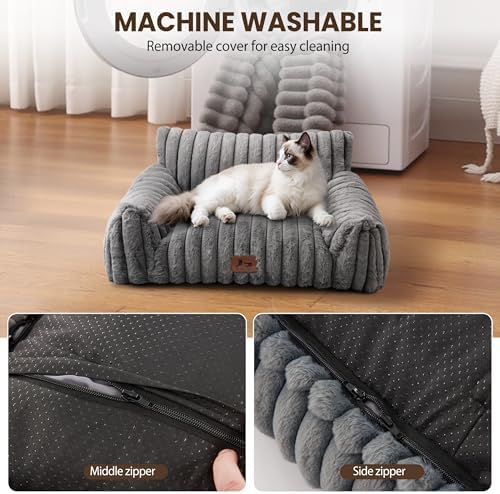 Cat Couch for Pets, Cute Cat Bed for Indoor Cats - Image 5