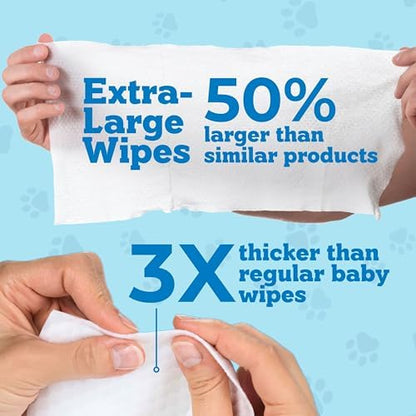 Pets XL Hypoallergenic Unscented Dog Grooming Cleaning Cloths 4 Pack - Image 3