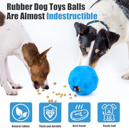 Rubber Treat Dispensing Cognitive Dog Toys for Aggressive Chewers Breed - Image 3