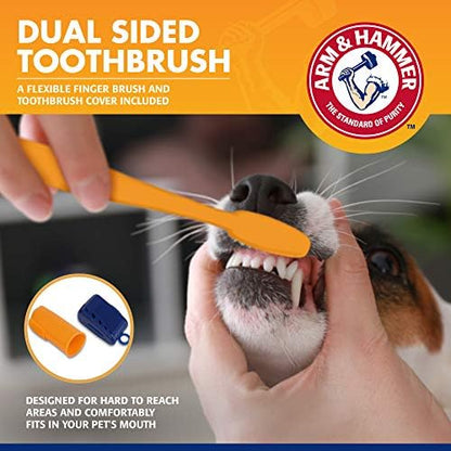 Arm & Hammer Tartar Control Dog Dental Kit, Banana Mint, 3-Piece - Image 3
