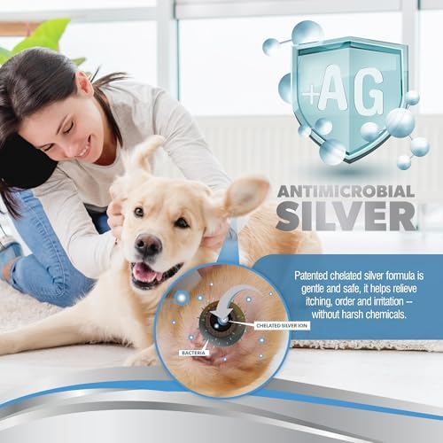PetSilver Natural Ear Wash Cleaner for Dogs & Cats, Infections, 8 fl oz - Image 4