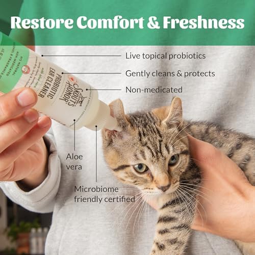 SKOUT'S HONOR Probiotic Cat Ear Cleaner, 4 oz - Image 5