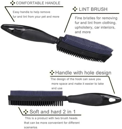 Premium Rubber Pet Hair Brush - Removes Hair from Couches & Pets' Coats B - Image 4