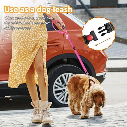 Laqibak Removable Dog Seat Belt Harness for Car, 3 in 1 Pet Seatbelt Leash - Image 4